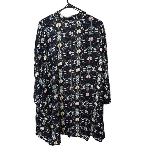 Victoria's Secret Butterfly Print Kimono Beach Cover Up Womens‎ Top Size M/L Top - Picture 3 of 7